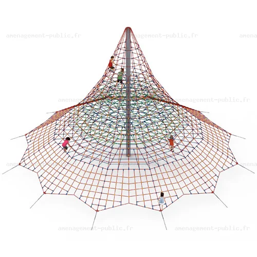 Pyramide de corde 9m